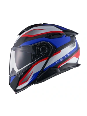 NEXX X.LIFETOUR PRO MILE MAT KARBON MAVİ-KIRMIZI KASK