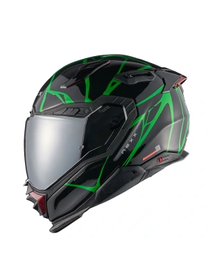 NEXX X.WST 3 B-SIDE SİYAH YEŞİL KASK