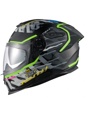 NEXX Y.100R URBANGRAM MAT SİYAH KASK