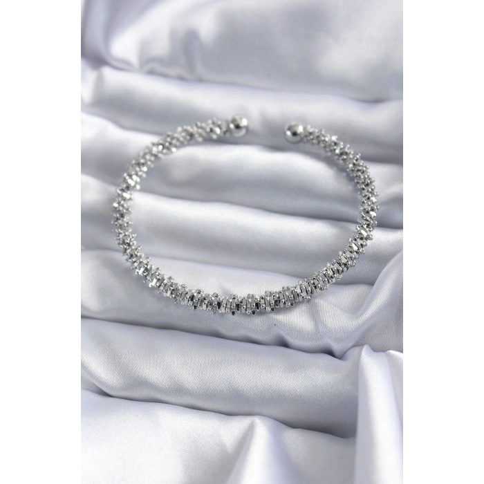 316L Çelik Gümüş Renk Kadın Bileklik