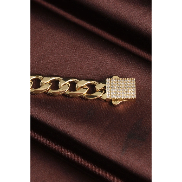 316L Çelik Vip Seri Gold Renk Gurmet Model Bileklik