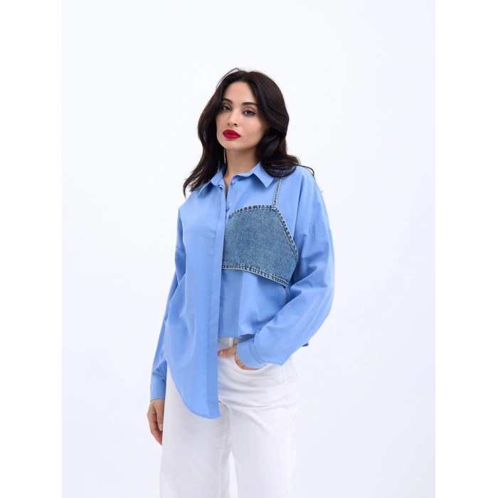 5419 GÖMLEK-KOYU MAVİ