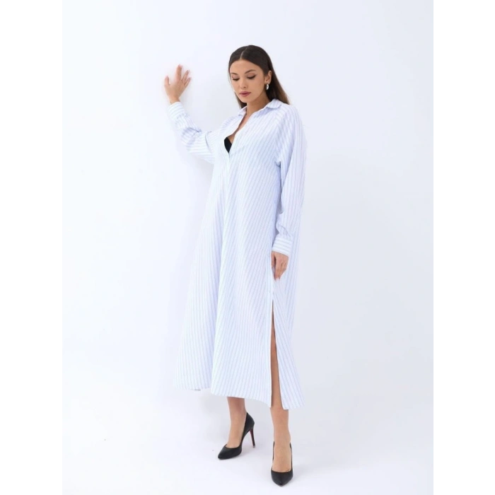 5857 ELBİSE-ATLANTA ÇİZGİLİ