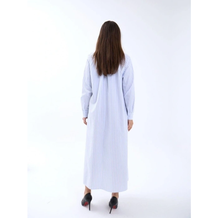 5857 ELBİSE-ATLANTA ÇİZGİLİ