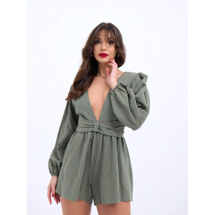 6528 TULUM ELBİSE-HAKİ