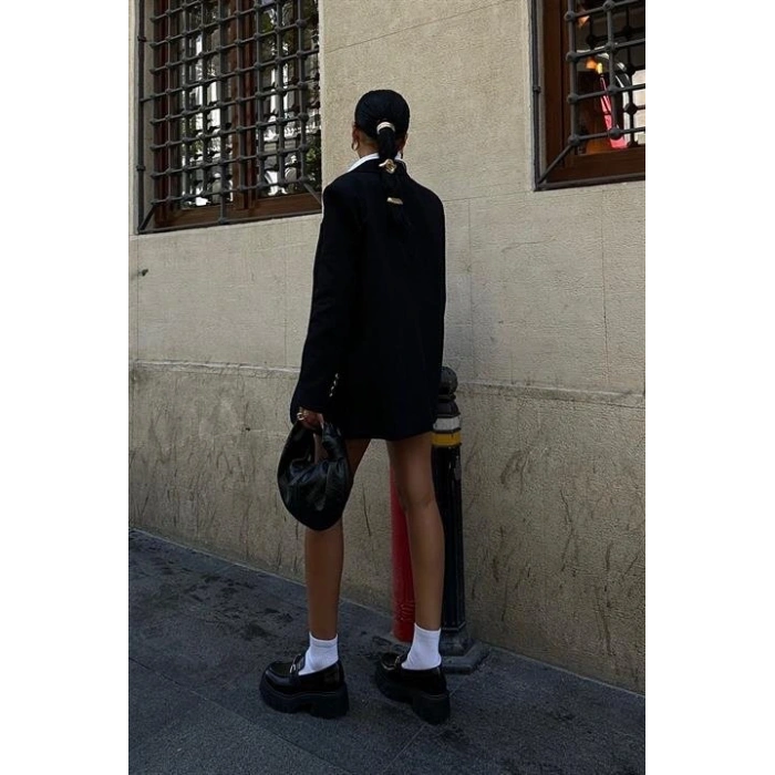 Agnes Blazer Keten Ceket6105