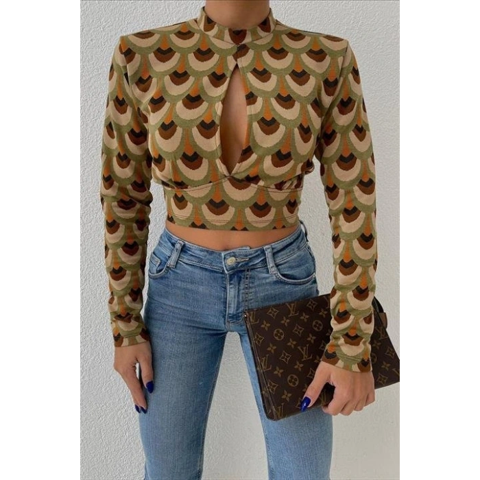 Autumn Cut Out Bluz 3018-08