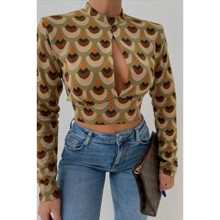 Autumn Cut Out Bluz 3018-08