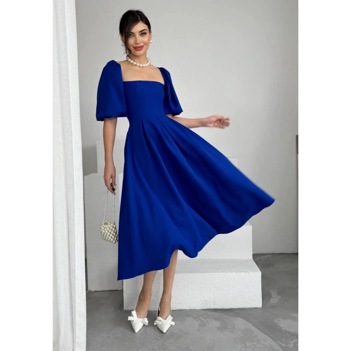 Benjamin Çan Etekli Midi Boy Elbise