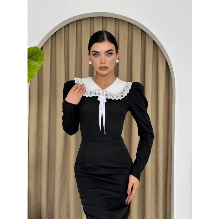 Coventry Yakalı Elbise