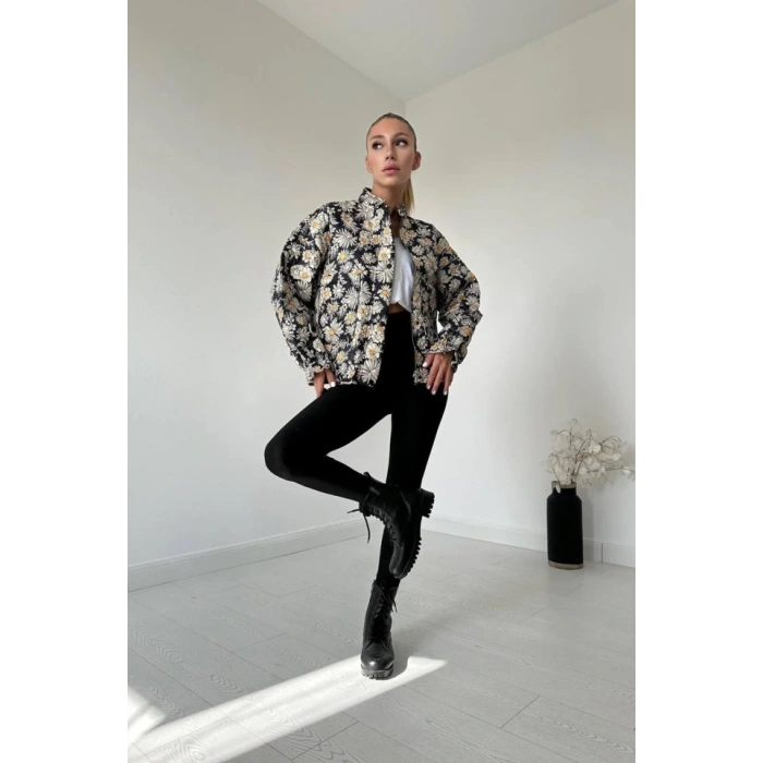 Desenli Papatya Desen Mont