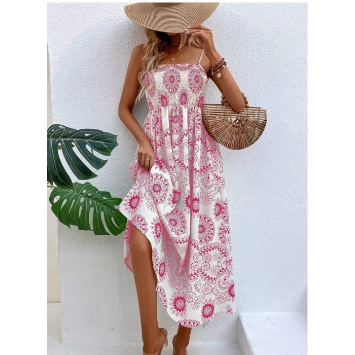 DİJİTAL BASKILI ELBİSE