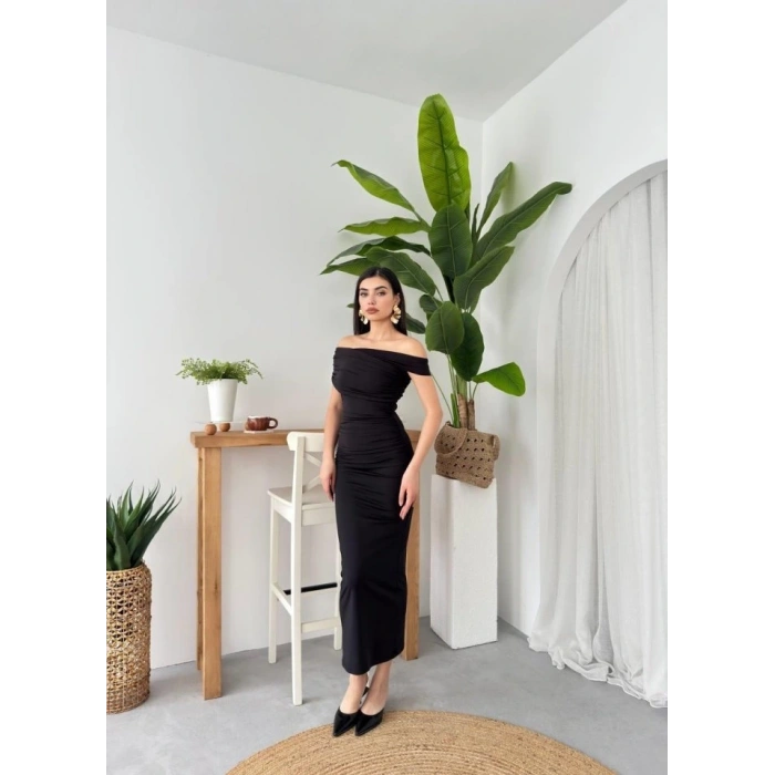 Dron Straplez Elbise