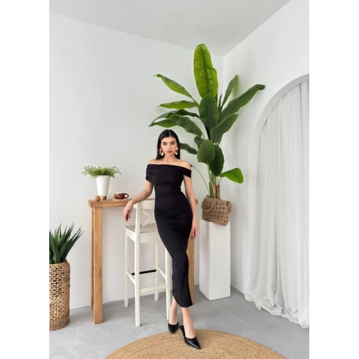 Dron Straplez Elbise