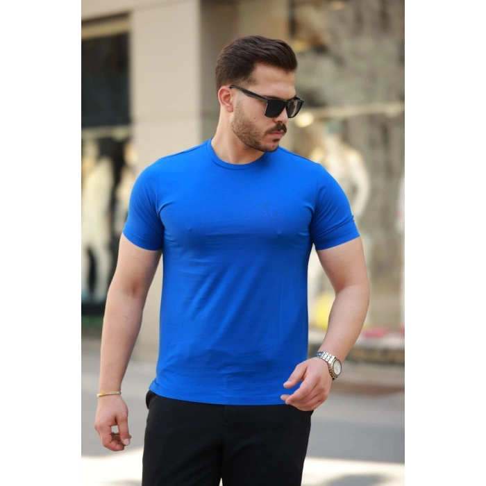 Erkek Bisiklet Yaka Basic Tişört