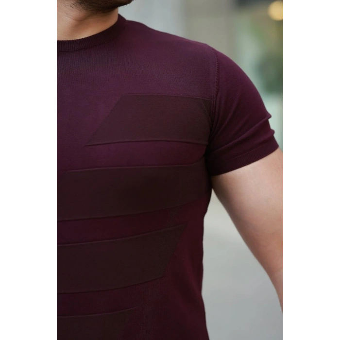 Erkek Bisiklet Yaka Kısa Kollu Tişört