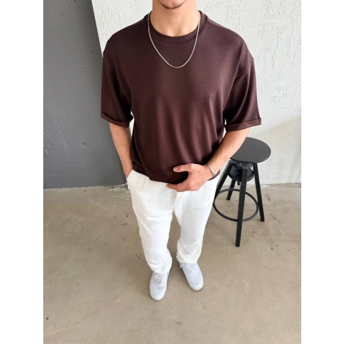 Erkek Duble Kol Basic Tişört