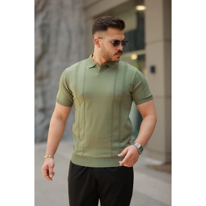 Erkek Hemşire Yaka Kısa Kollu Tişört