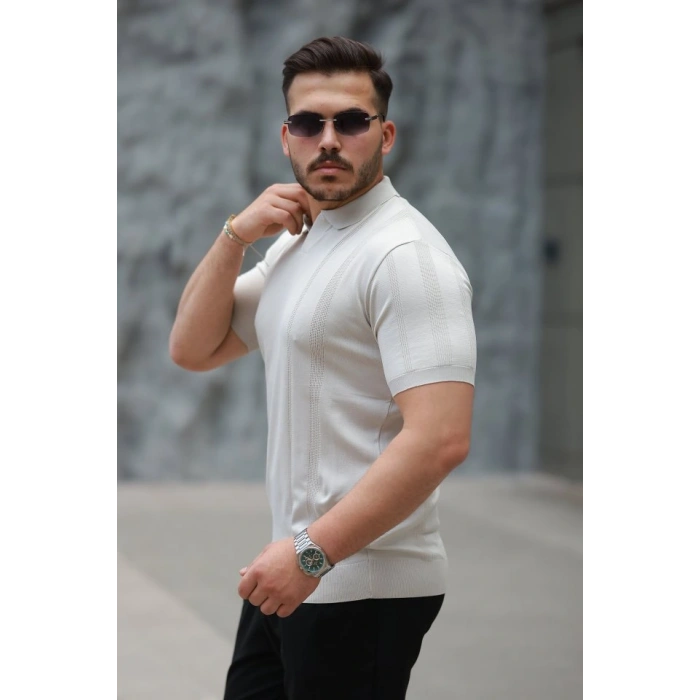 Erkek Hemşire Yaka Kısa Kollu Tişört