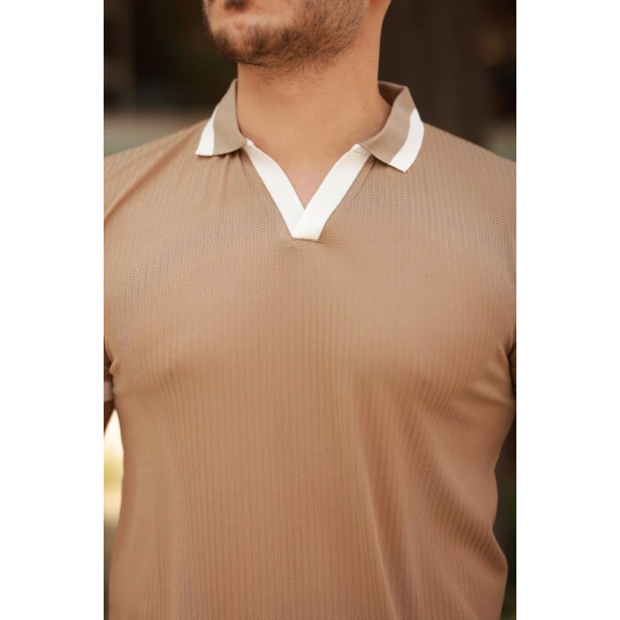 Erkek Hemşire Yaka Kısa Kollu Tişört