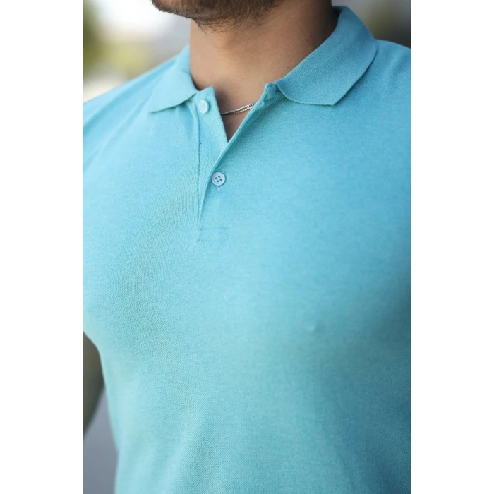 Erkek Kısa Kollu Yakalı Tişört