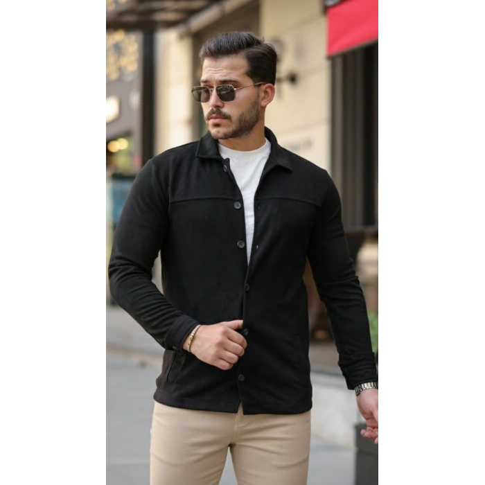 Erkek Süet Ceket Gömlek