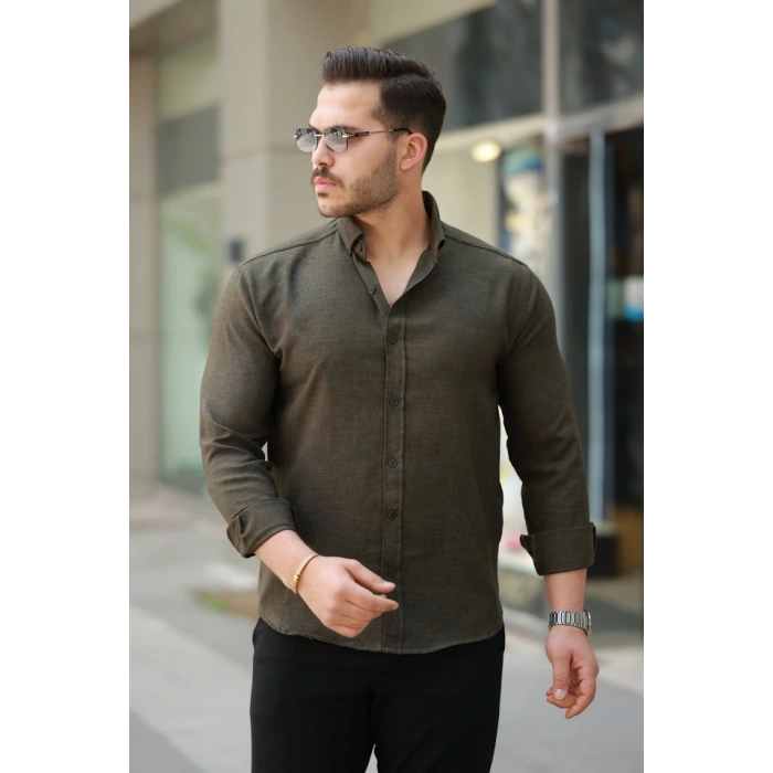 Erkek Uzun Kollu Gömlek