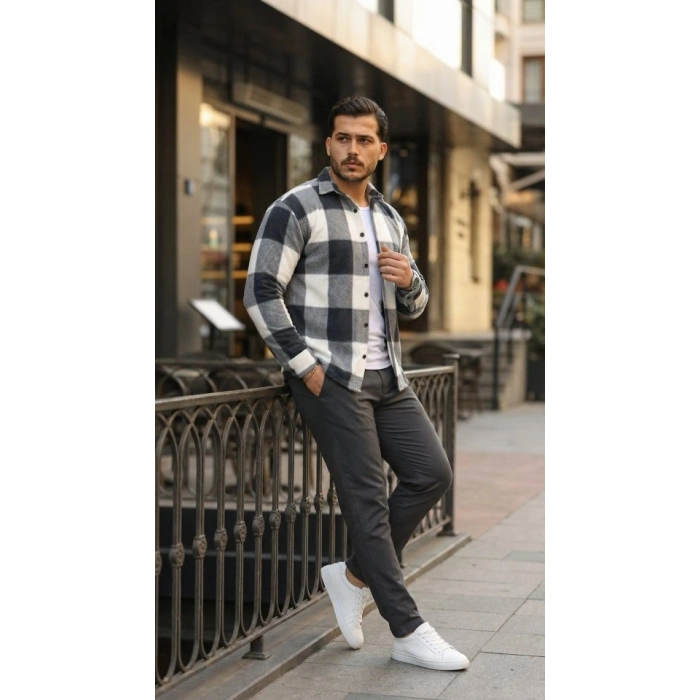 Erkek Uzun Kollu Polar Gömlek