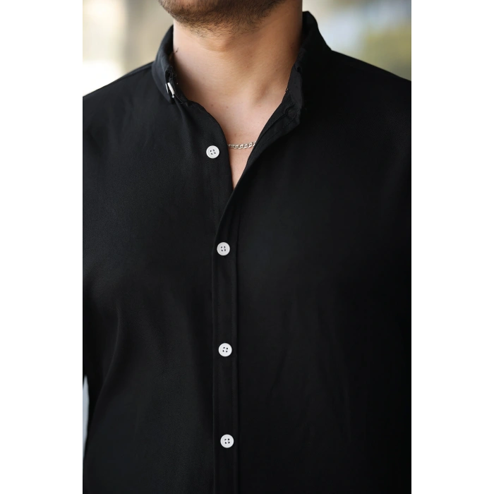 Erkek Uzun Kollu Regular Sofya Keten Gömlek