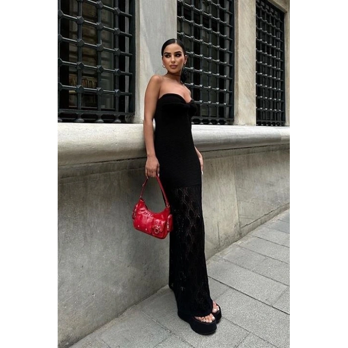 Eudora Ajurlu StraplezElbise 2771