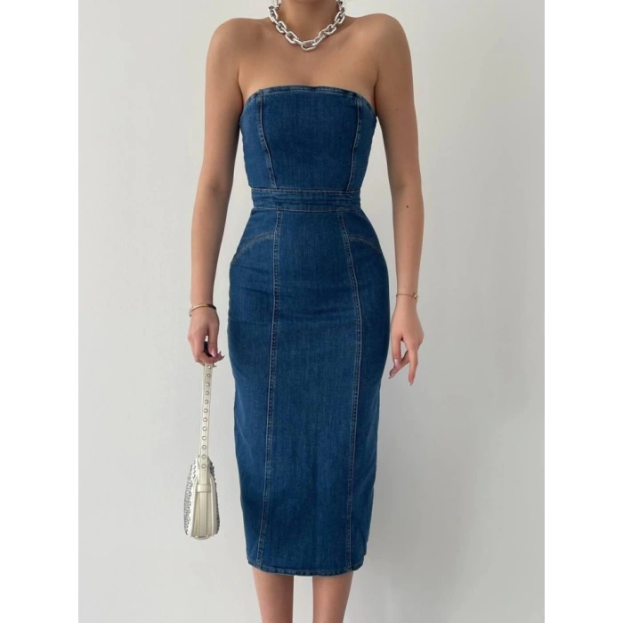 Izer Straplez Elbise