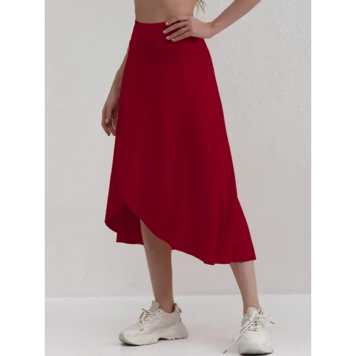 Kadın Cep Detay Taytlı Sandy Etek