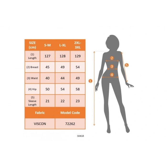 Kadın Kısa Kollu Bisiklet Yaka çok Renkli Maksi Viskon Elbise