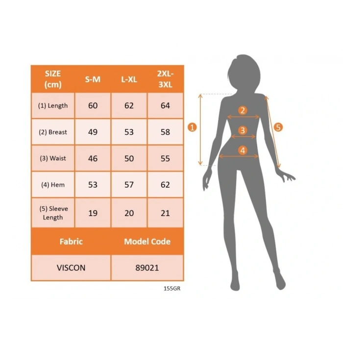 Kadın Kısa Kollu V Yakalı Arkası Dantelli Viskon Bluz