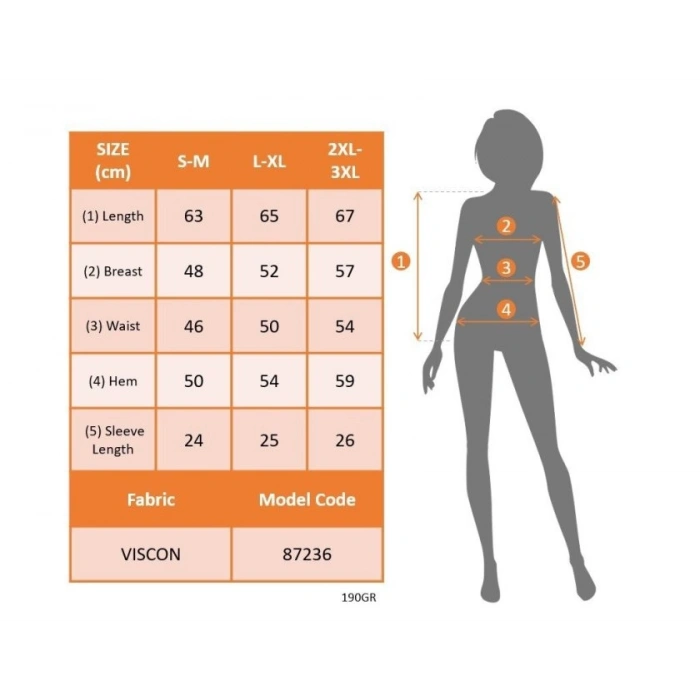 Kadın Kısa Kollu V Yakalı şerit Detaylı Viskon Bluz