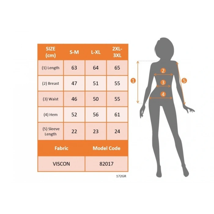 Kadın Kısa Kollu V Yakalı Viskon Bluz