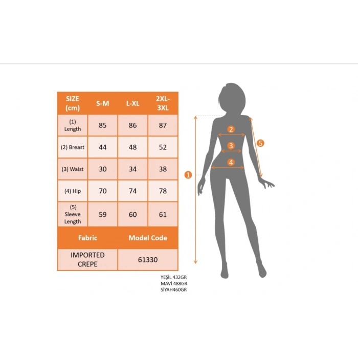 Kadın Uzun Kollu Bisiklet Yaka Beli Lastikli Fırfırlı Ithal Krep Elbise