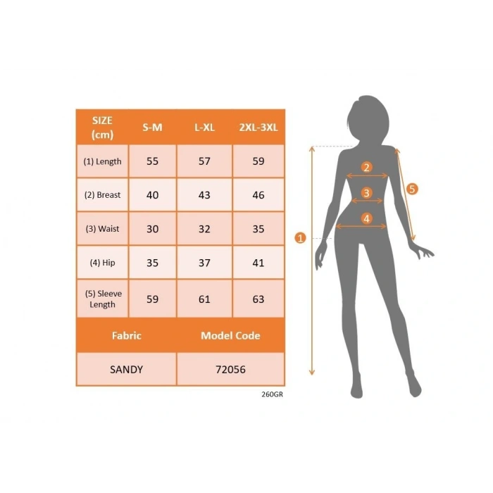 Kadın Uzun Kollu Derin V Yaka Kolu Dökümlü Sandy Bluz
