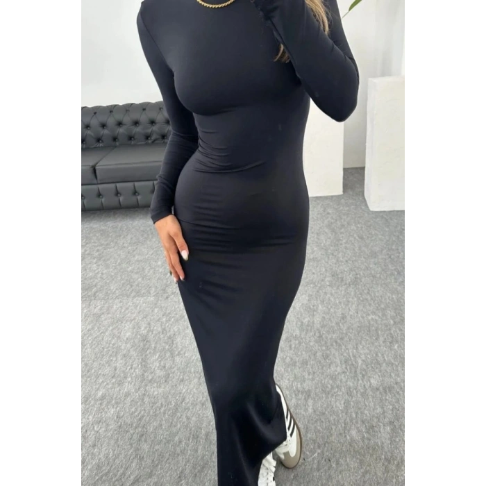 Kadın Uzun Kollu Maxi Elbise