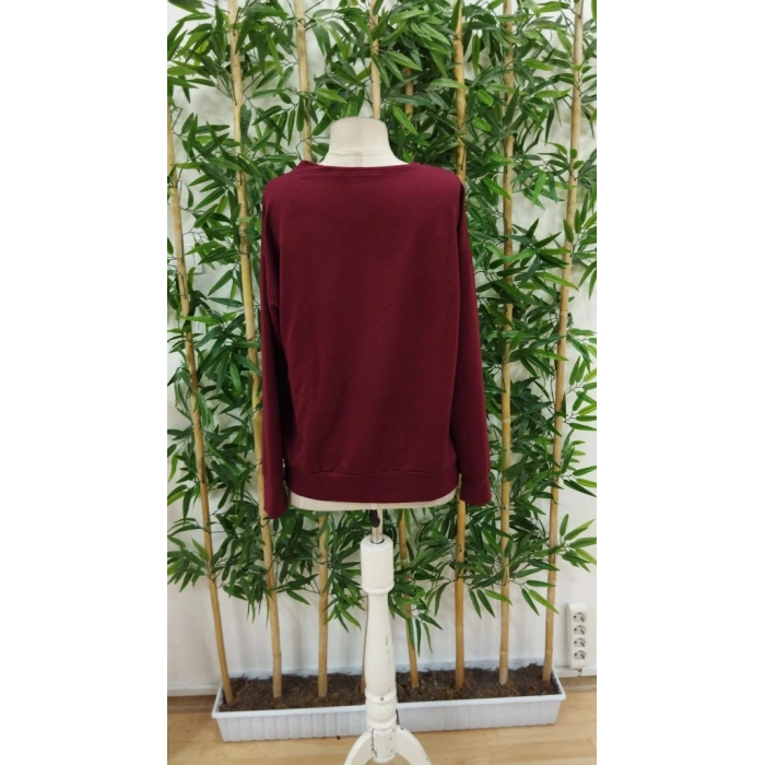 Kadın Yılbaşı özel Uzun Kollu Bisiklet Yaka Desenli Viskon Iki Iplik Bluz