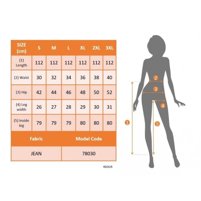 Kadın Yüksek Bel Cepli İspanyol Paçalı Kot Pantolon