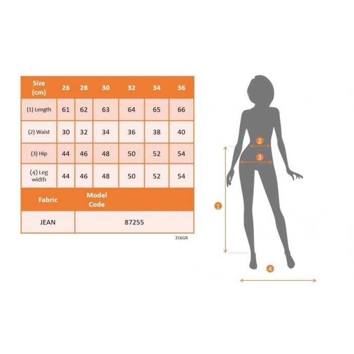 Kadın Yüksek Bel önden Yırtmaçlı Kısa Kot Etek