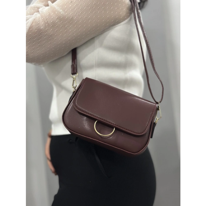 Kahve cilt mossi çanta