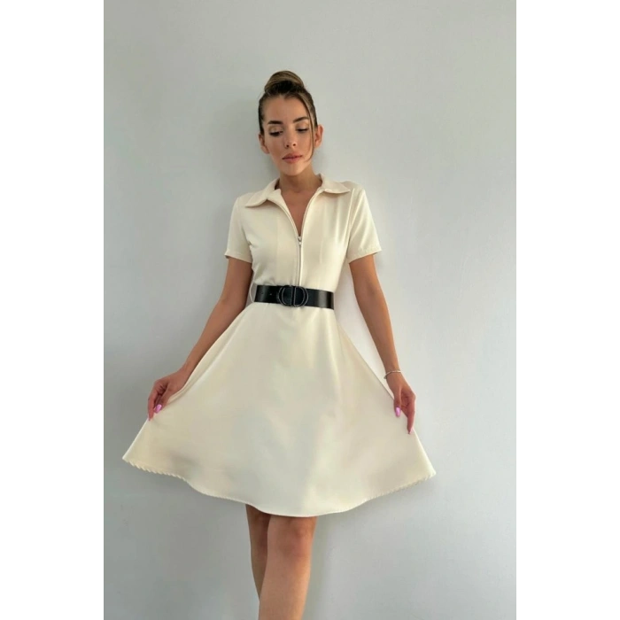 Kemik Kemerli Spor Elbise