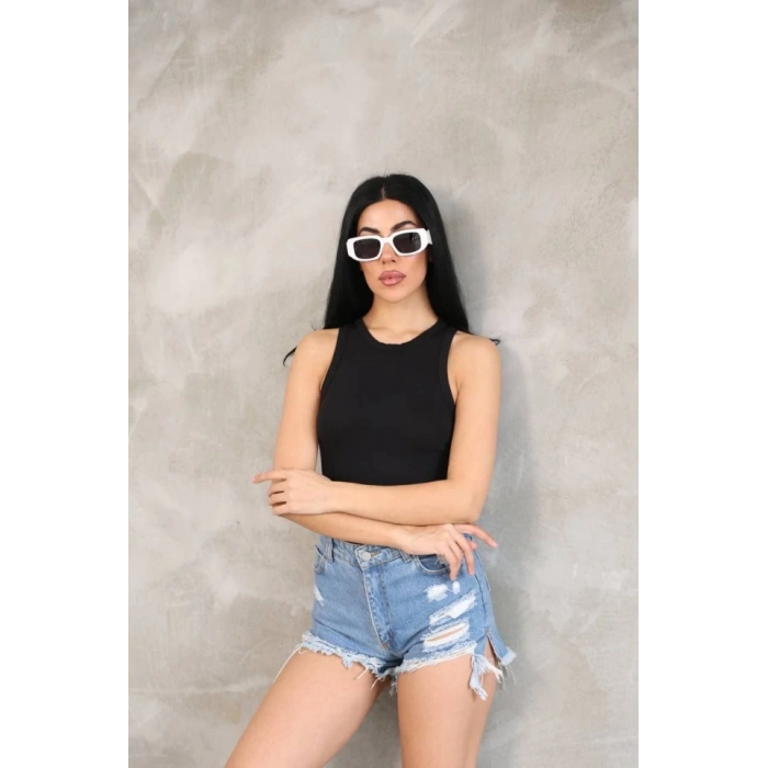 Kolsuz Badi Bluz - Siyah