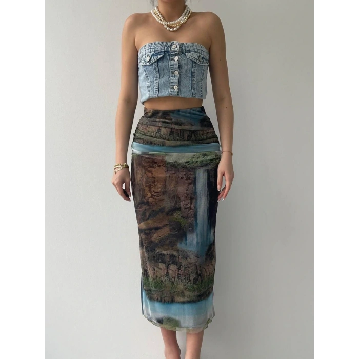 Lara Transparan Midi Etek