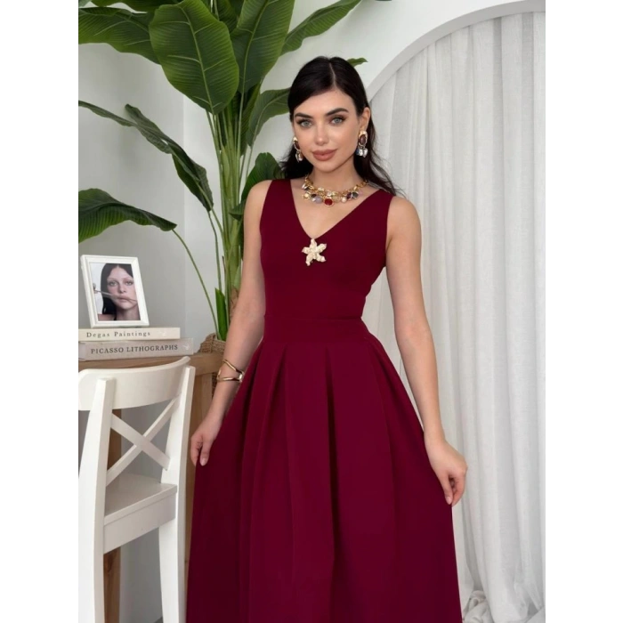 Late Yıldız Detaylı Elbise