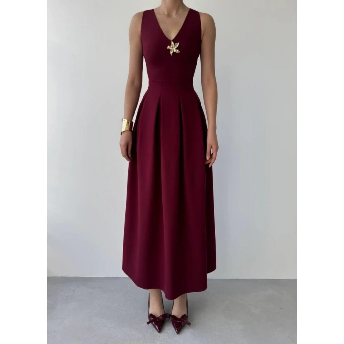 Late Yıldız Detaylı Elbise