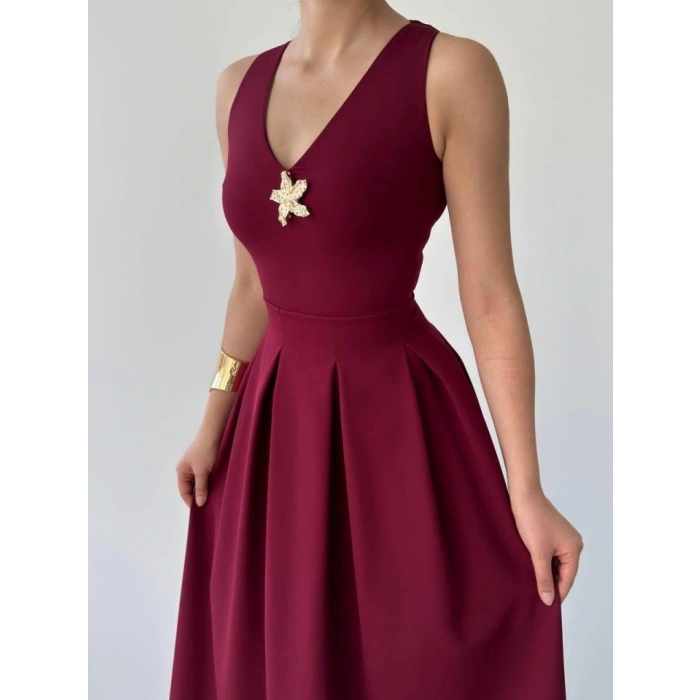 Late Yıldız Detaylı Elbise