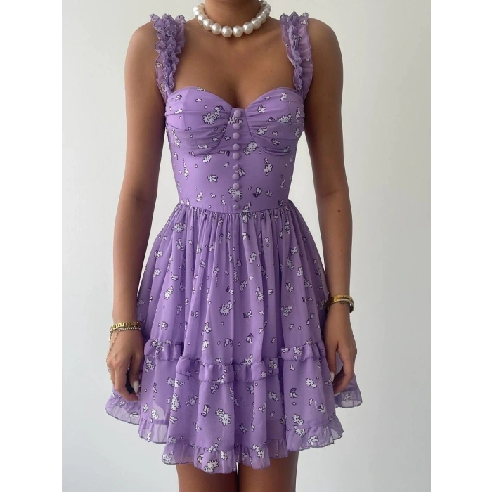 Lena Çift Askılı Elbise